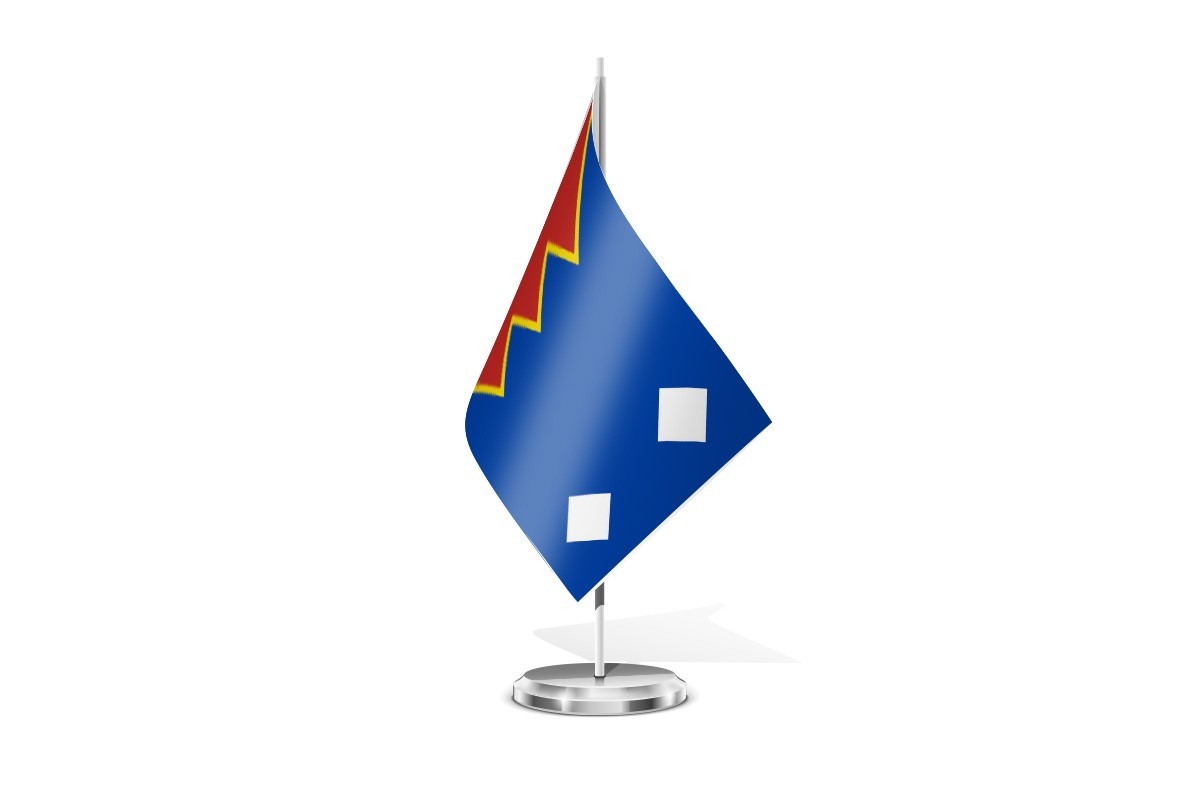 Bandera de mesa de Arcos de las Salinas