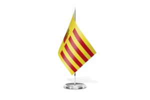 Bandera de mesa de Báguena 123