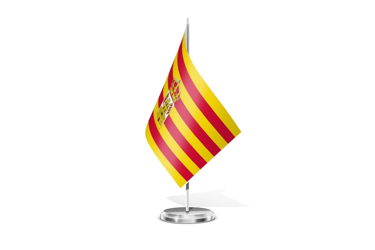 Bandera de mesa de Calamocha