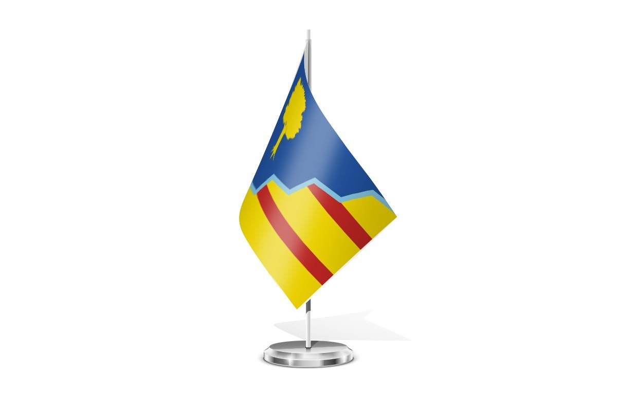 Bandera de mesa de Cascante del Río