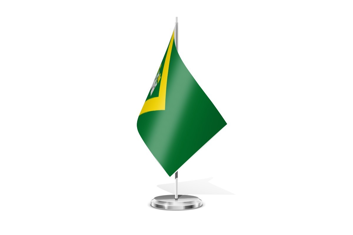 Bandera de mesa de Castelnou