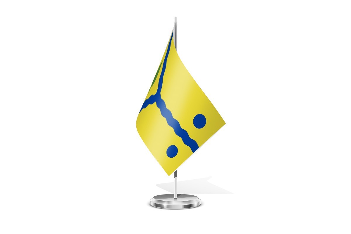 Bandera de mesa de Ginebrosa