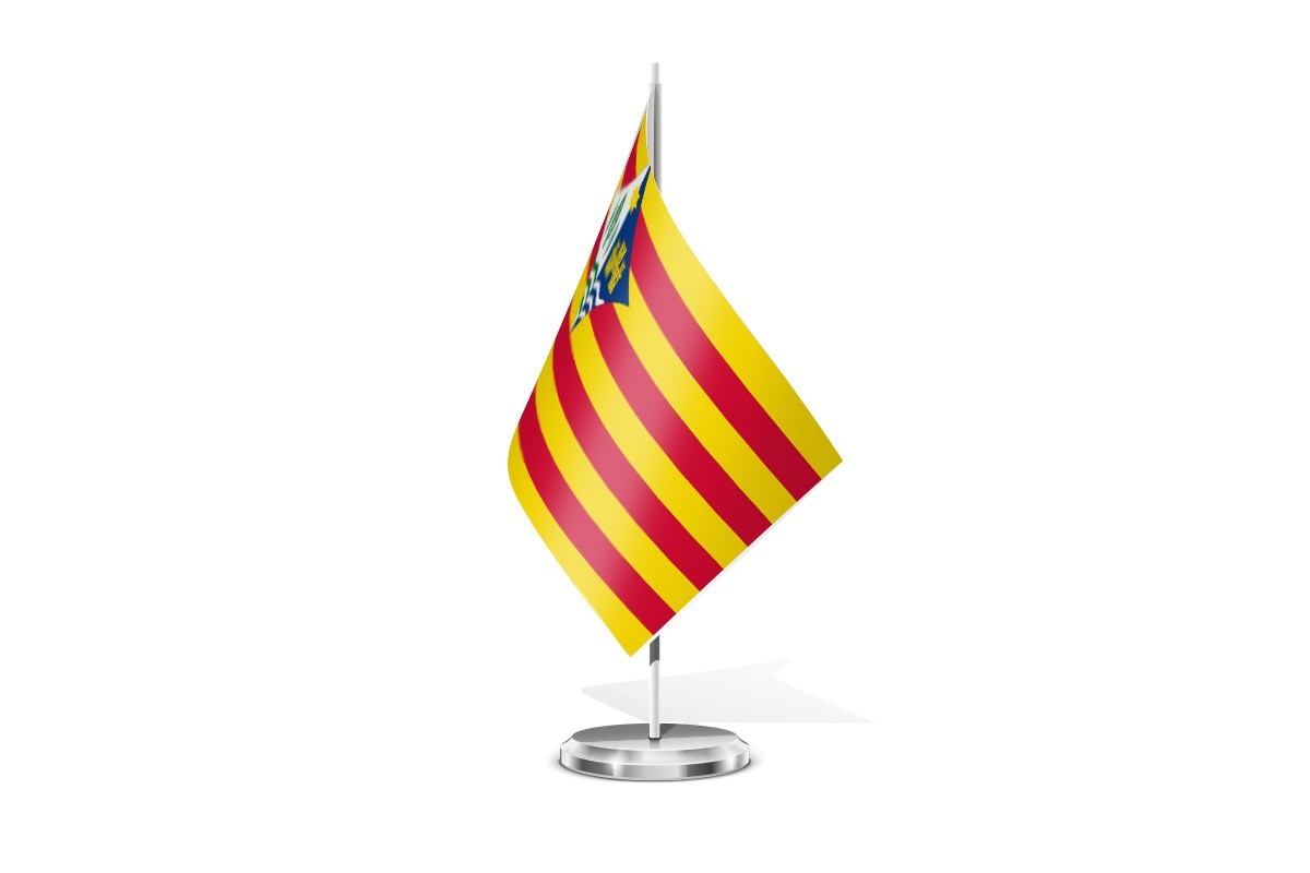 Bandera de mesa de Gúdar