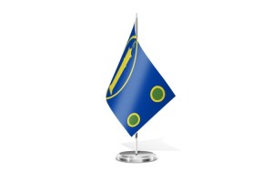 Bandera de mesa de Lagueruela 123