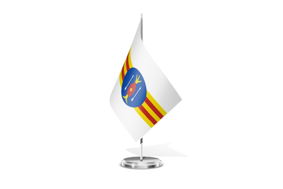 Bandera de mesa de Martín del Río