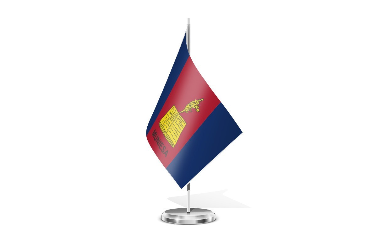 Bandera de mesa de Muniesa