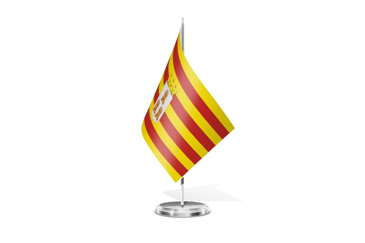Bandera de mesa de Santa Eulalia