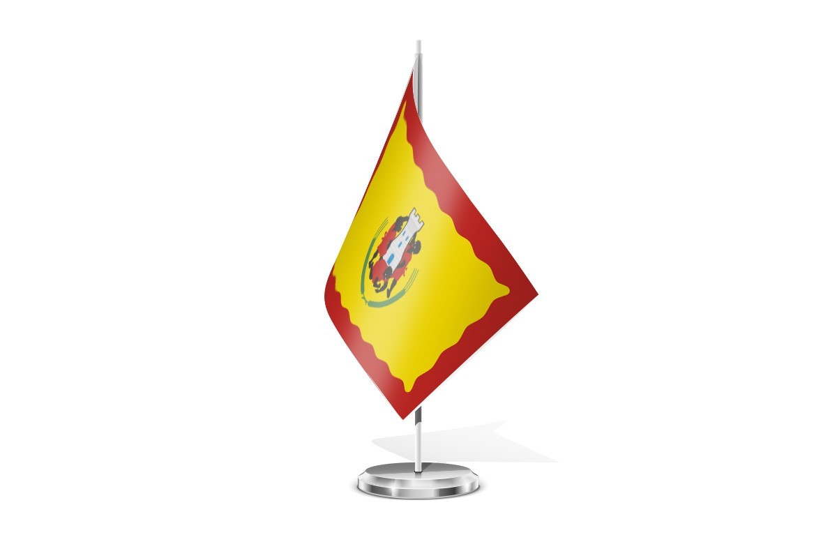 Bandera de mesa de Torre los Negros