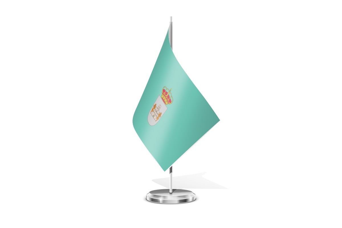 Bandera de mesa de Torrevelilla