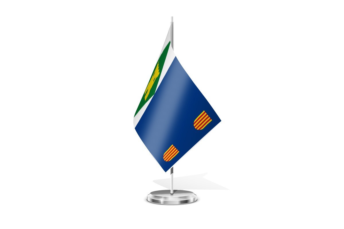 Bandera de mesa de Torrijo del Campo