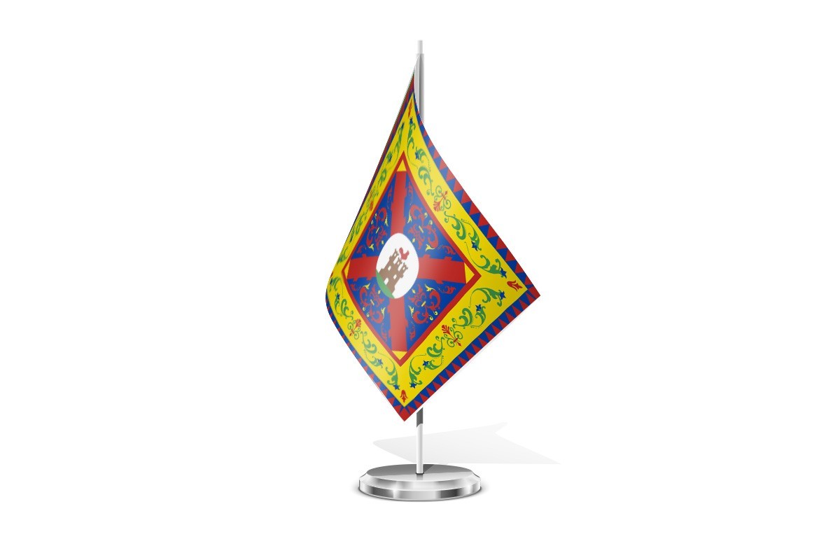 Bandera de mesa de Visiedo