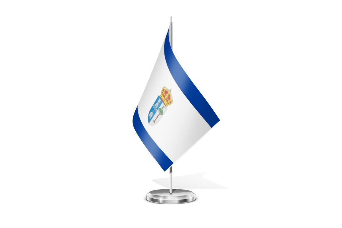 Bandera de mesa de Bayubas de Abajo
