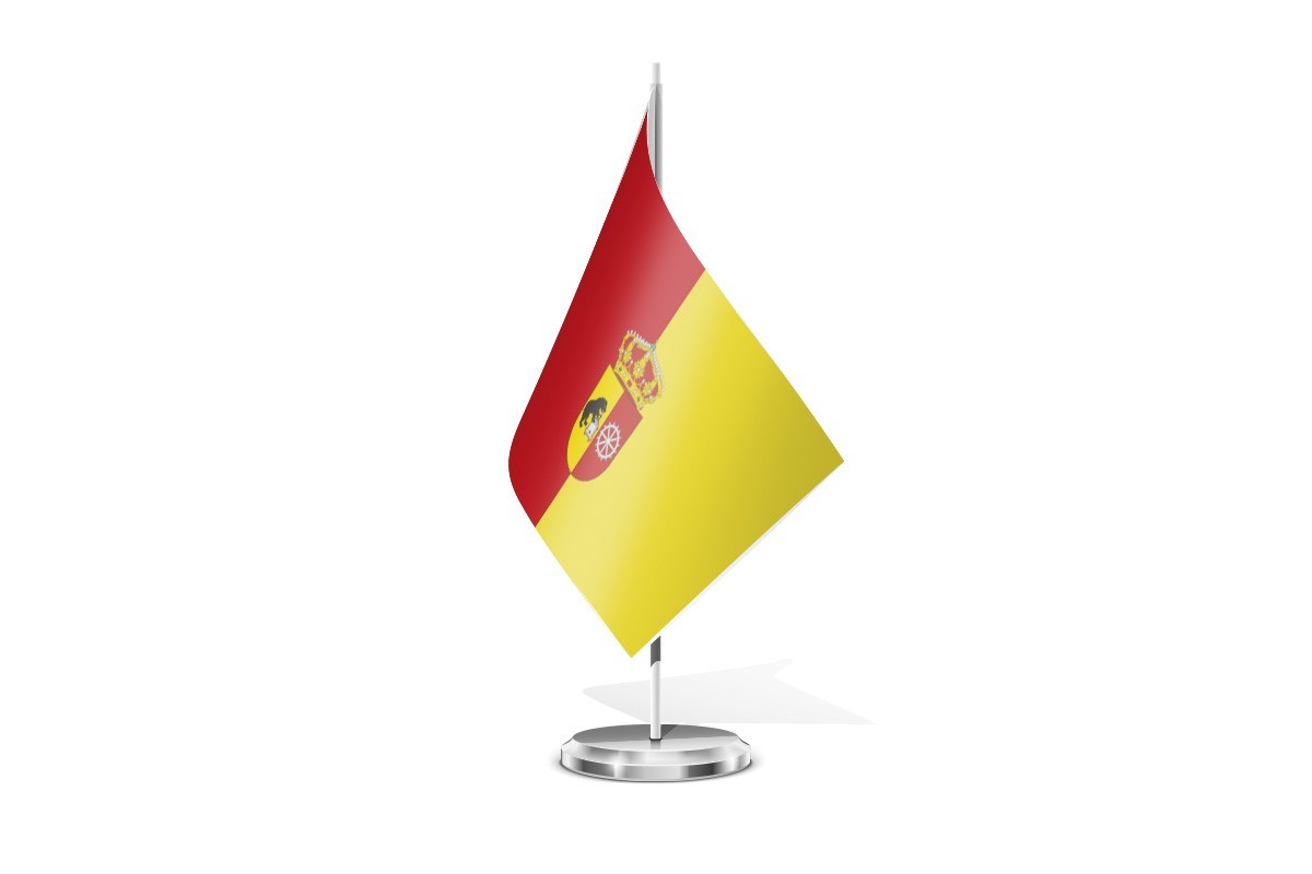 Bandera de mesa de Berlanga de Duero
