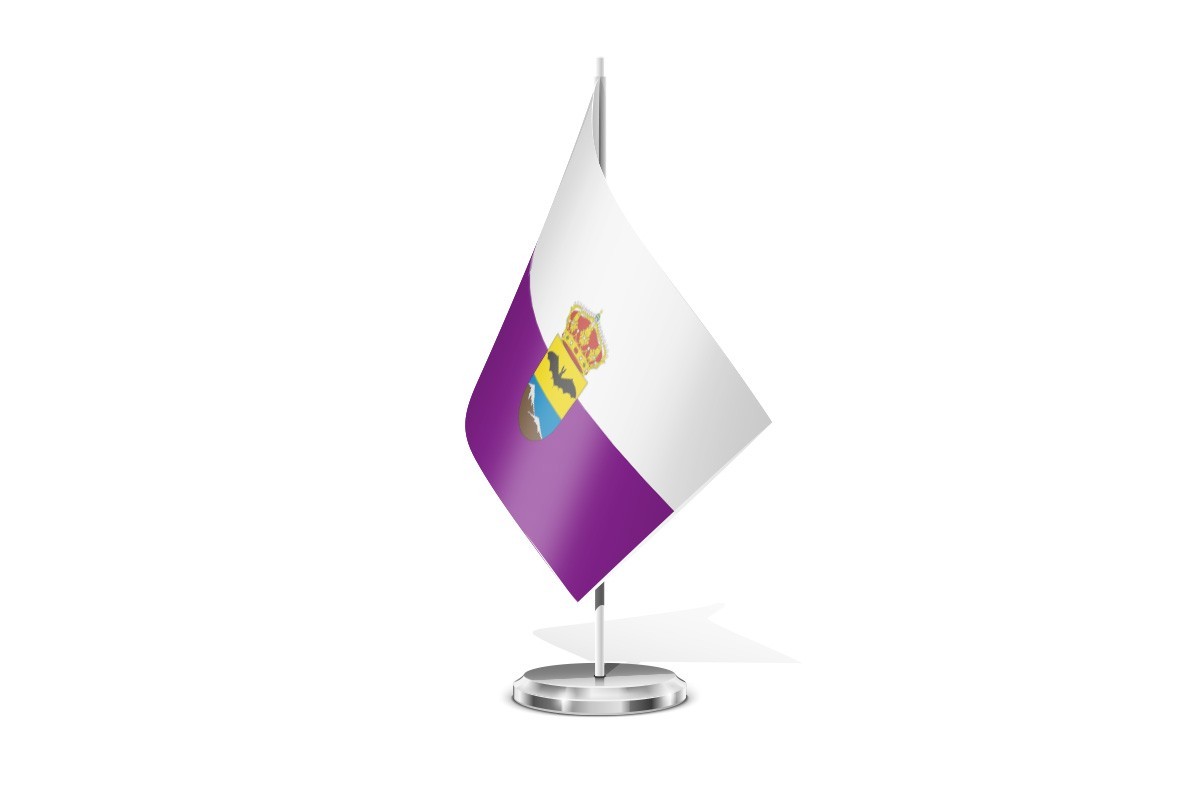 Bandera de mesa de Cueva de Ágreda