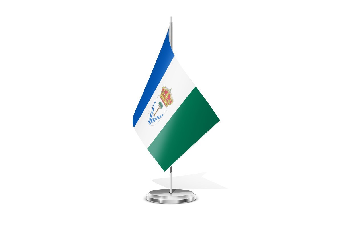 Bandera de mesa de Duruelo de la Sierra
