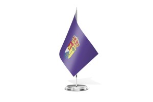 Bandera de mesa de Espejón 123