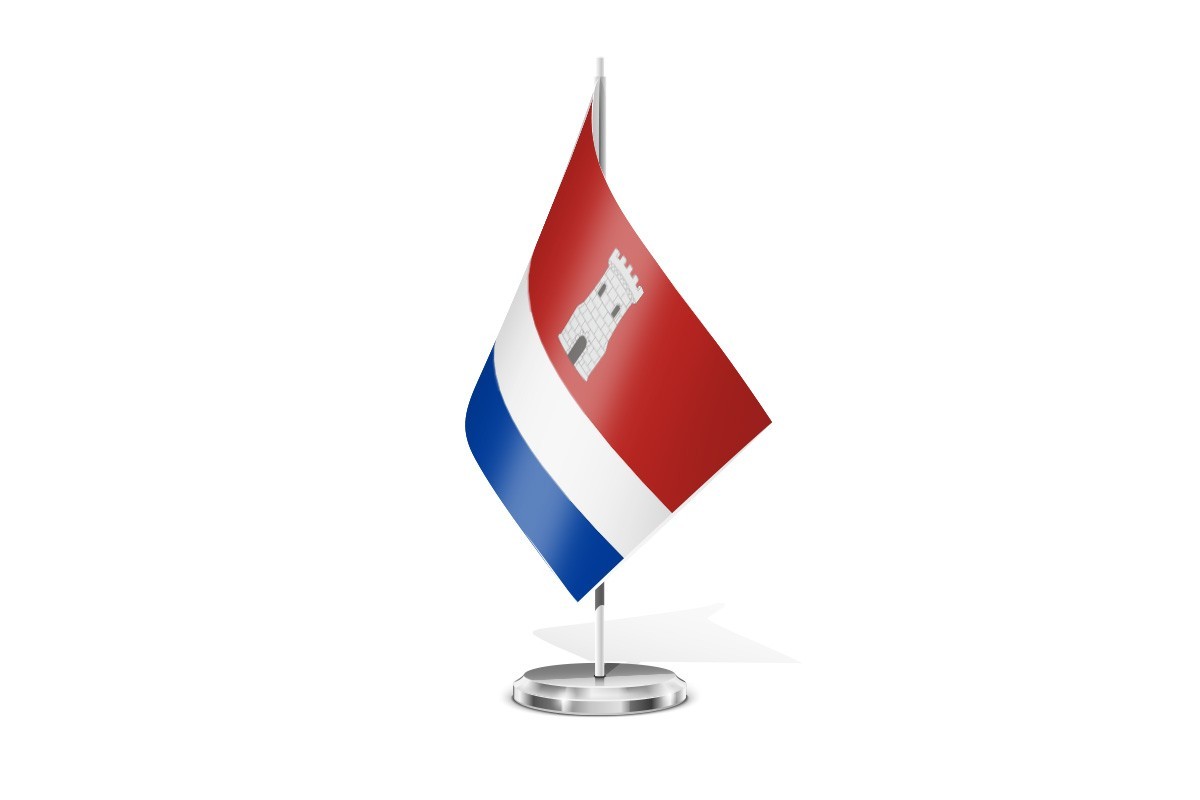 Bandera de mesa de Langa de Duero