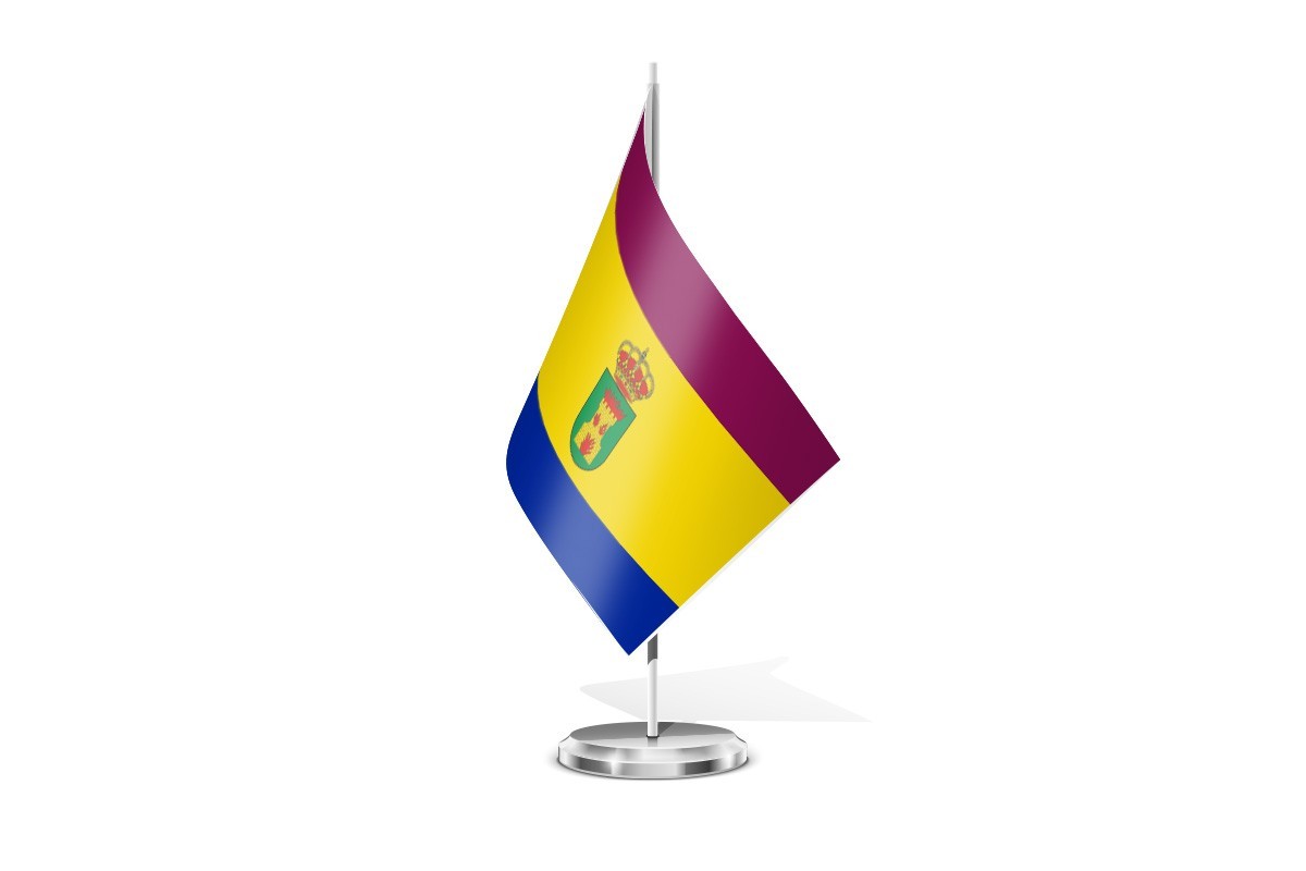 Bandera de mesa de Ólvega
