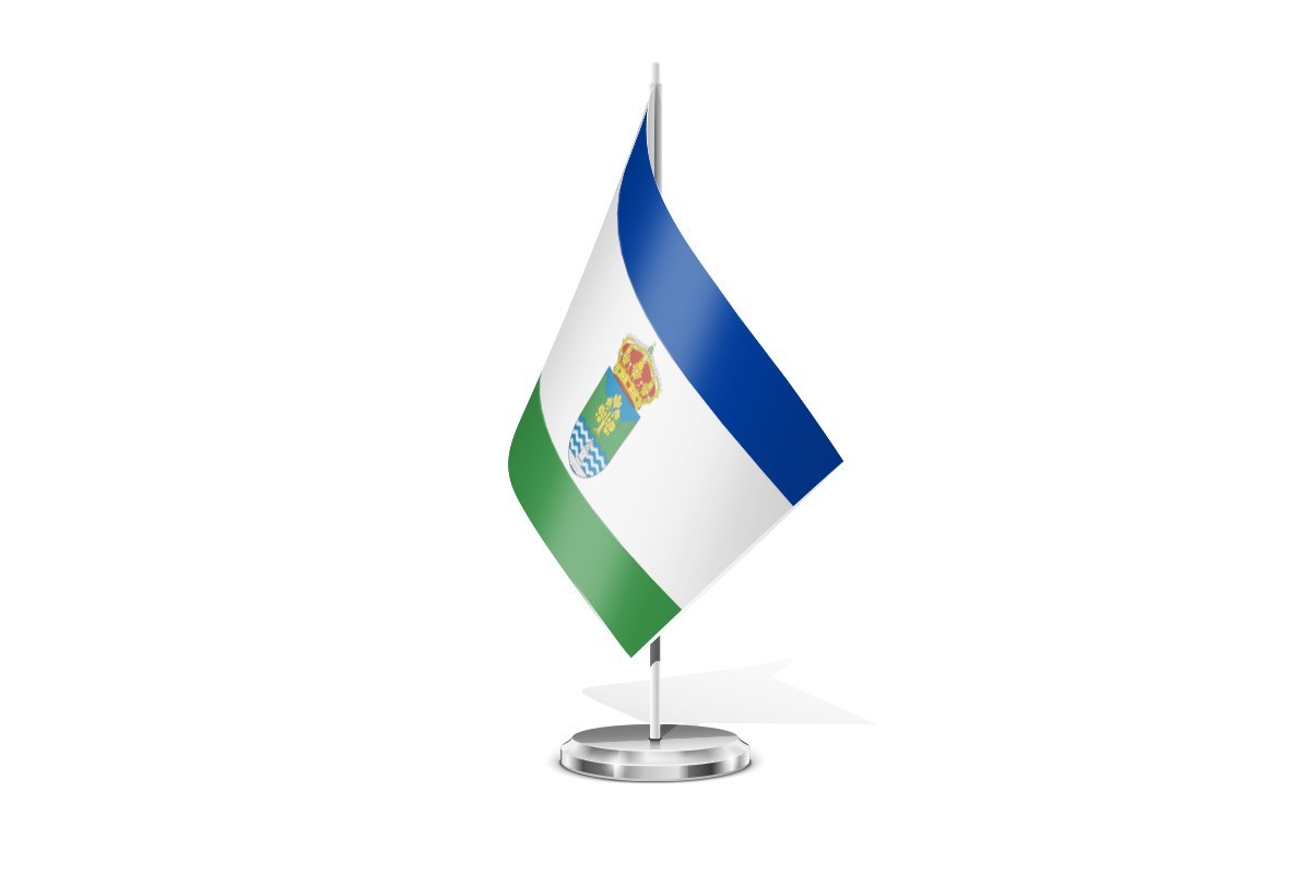 Bandera de mesa de Valdeavellano de Tera