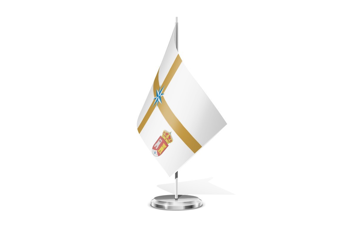 Bandera de mesa de Valdelagua del Cerro