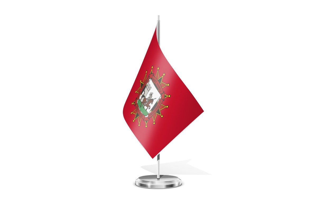 Bandera de mesa de Arévalo