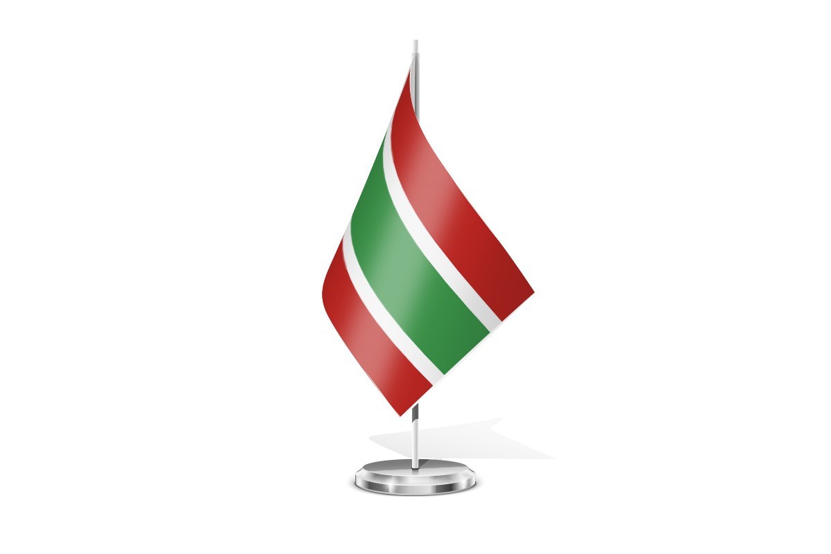 Bandera de mesa de Collado de Contreras