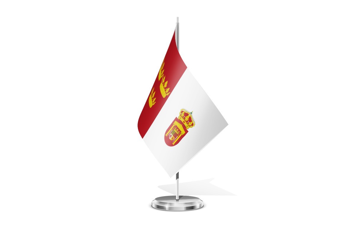 Bandera de mesa de Diego del Carpio