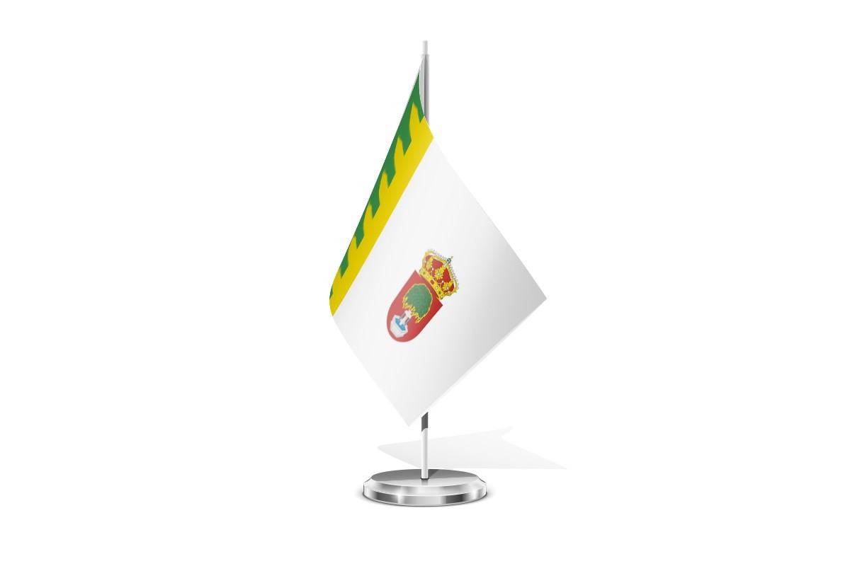 Bandera de mesa de Fuente el Saúz