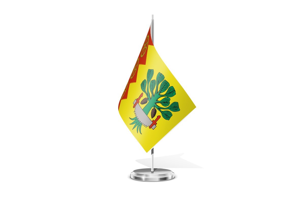 Bandera de mesa de Hoyos del Espino