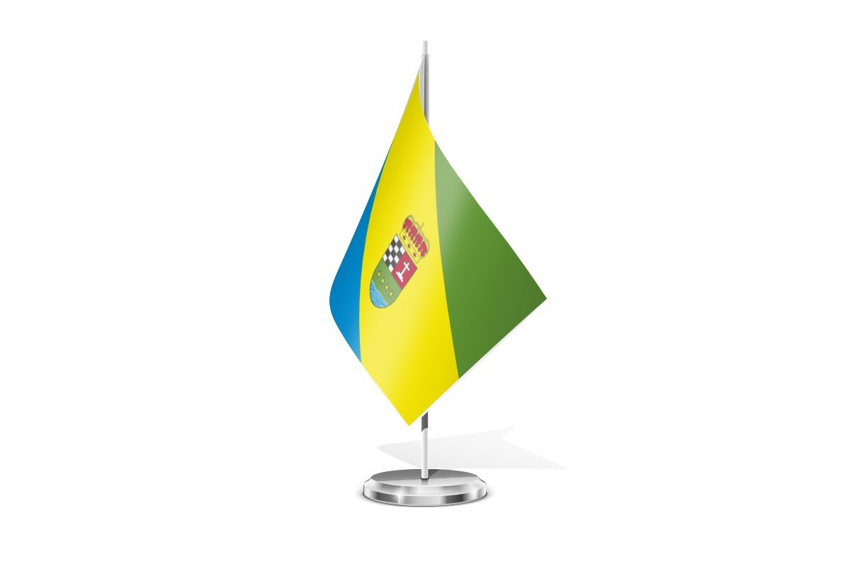 Bandera de mesa de Llanos de Tormes