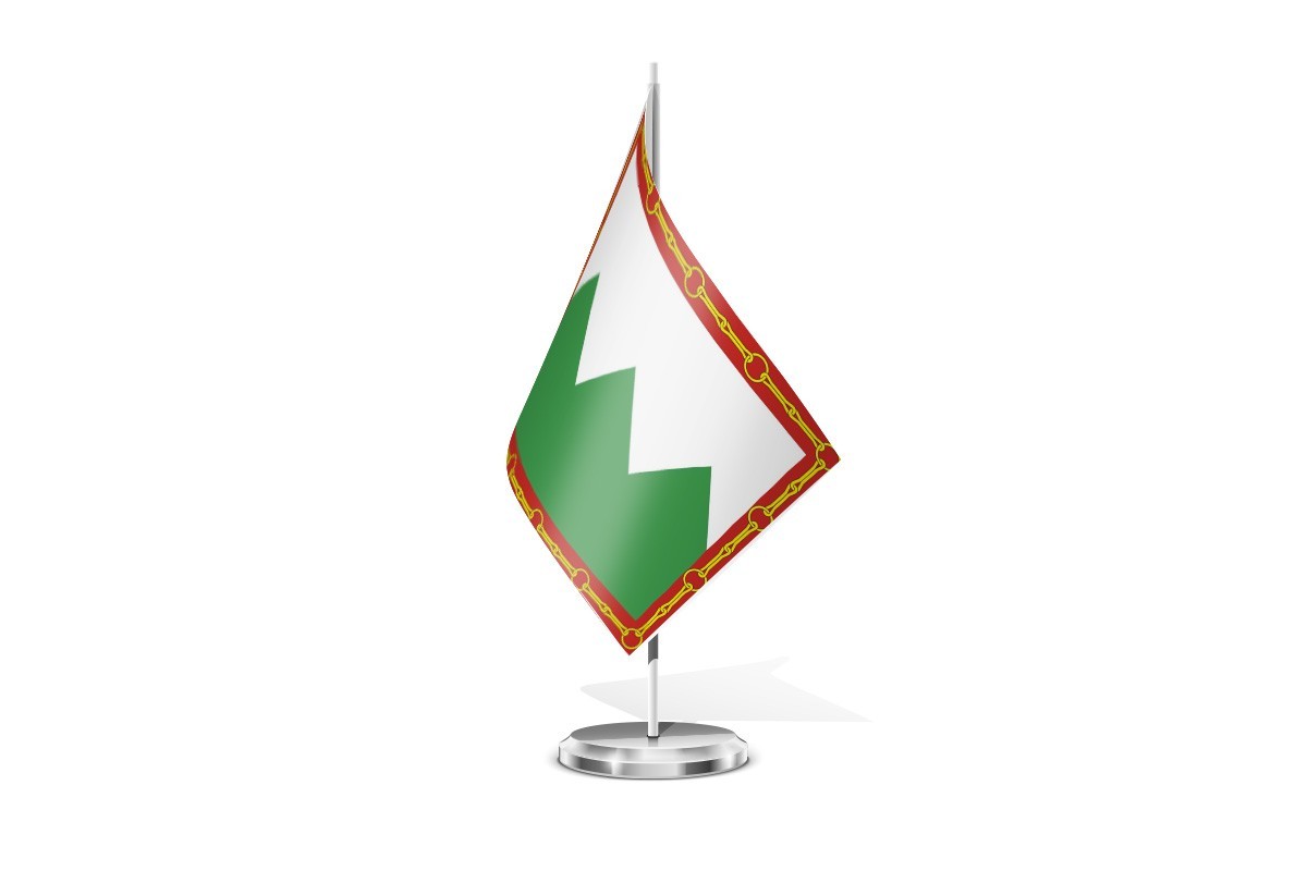 Bandera de mesa de Narros del Puerto