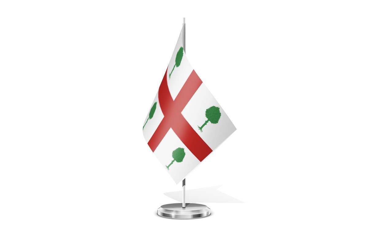 Bandera de mesa de Navalacruz
