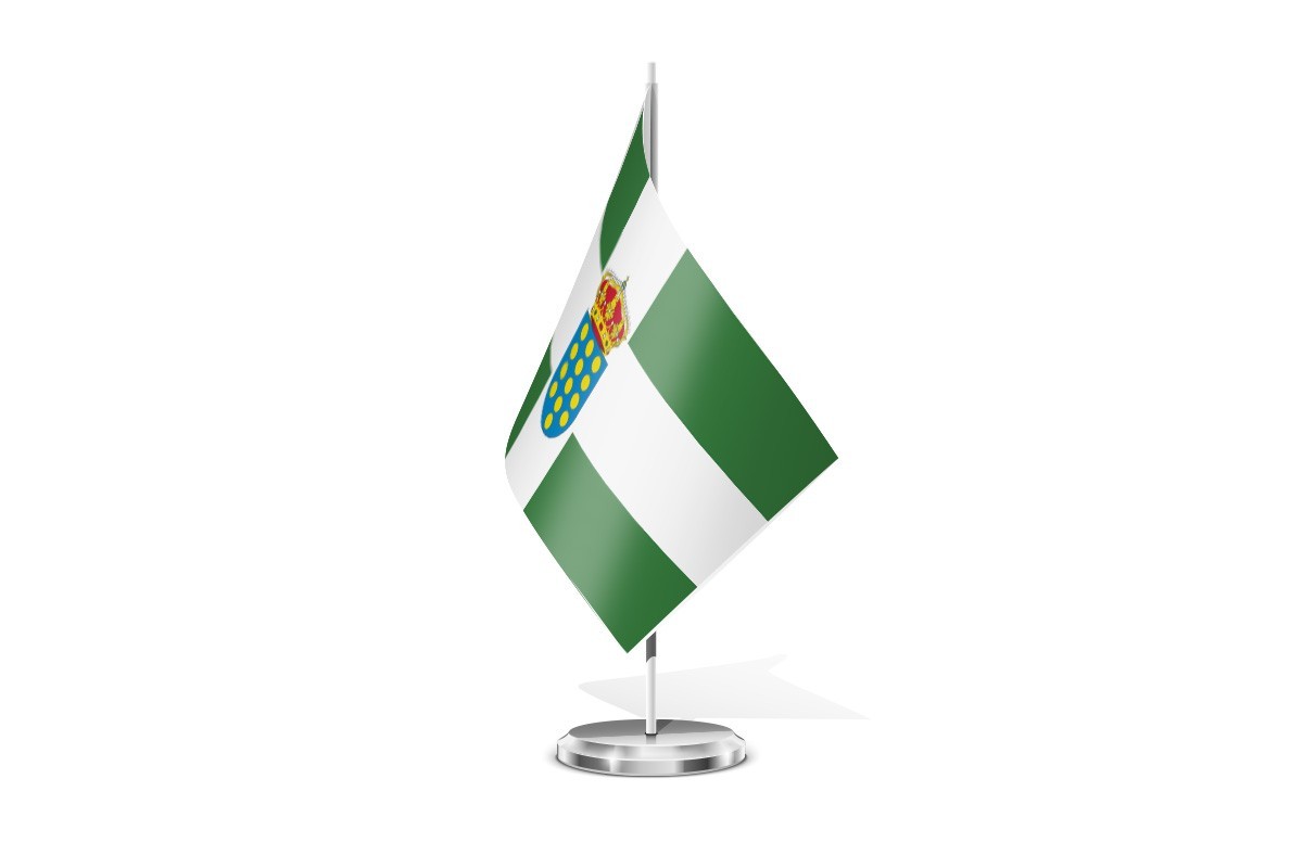 Bandera de mesa de Navas del Marqués