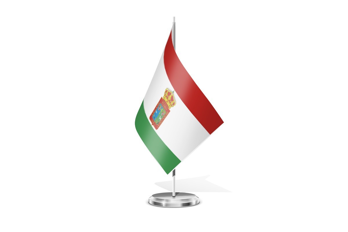 Bandera de mesa de Pedro Bernardo