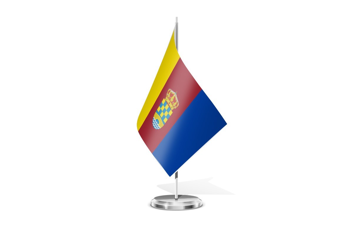 Bandera de mesa de Piedralaves