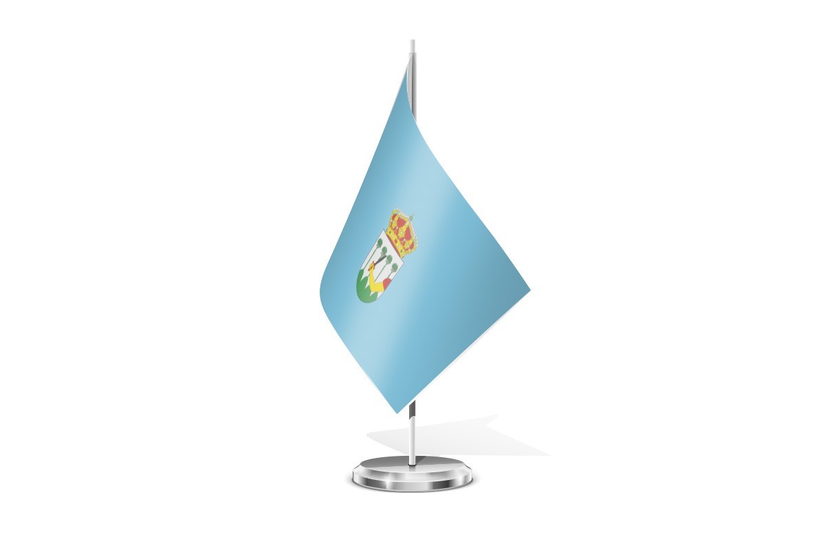 Bandera de mesa de San Bartolomé de Pinares