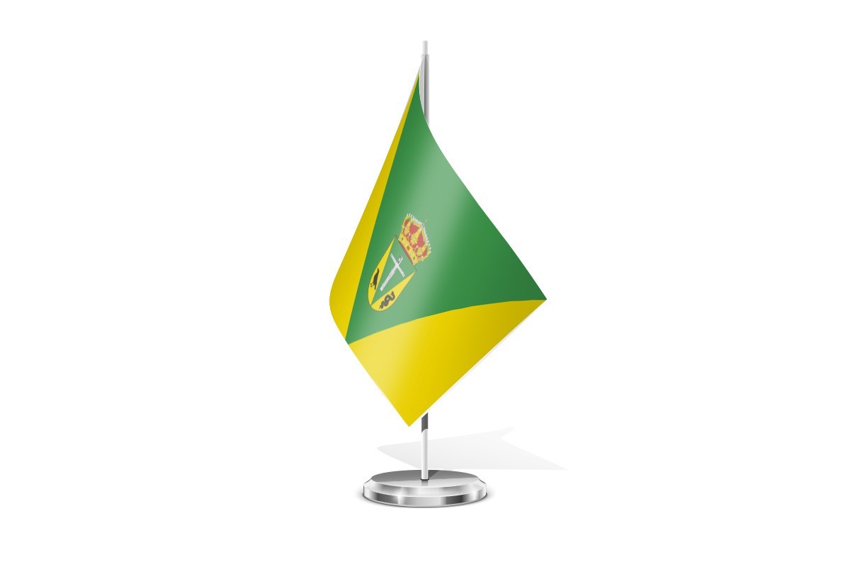 Bandera de mesa de San Vicente de Arévalo