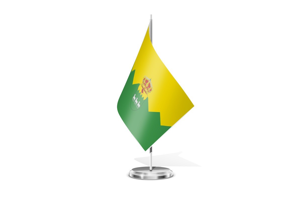 Bandera de mesa de Sanchorreja