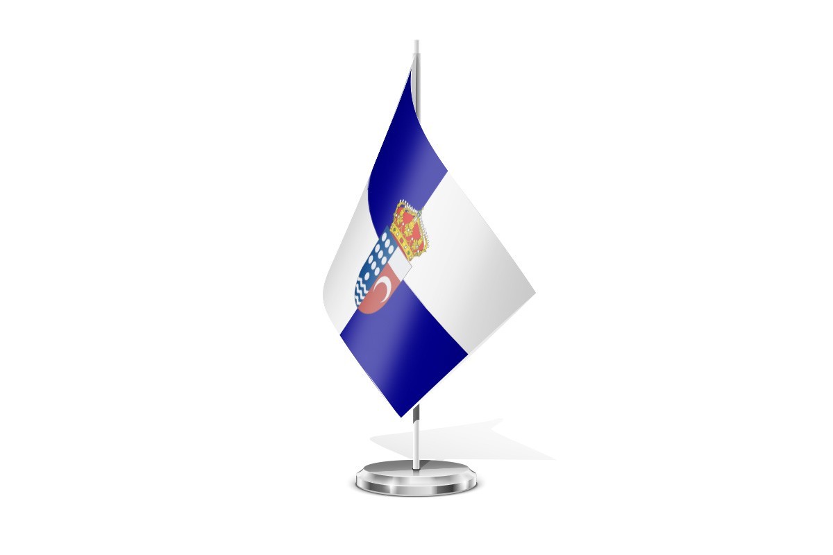 Bandera de mesa de Santa María del Tiétar