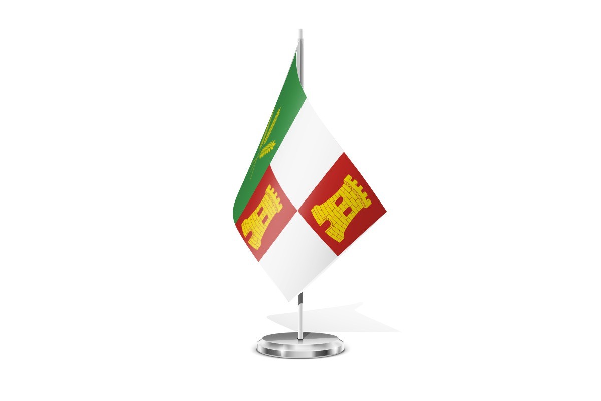 Bandera de mesa de Santo Tomé de Zabarcos