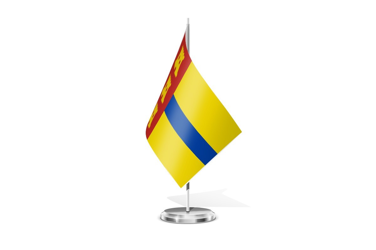 Bandera de mesa de Solana de Rioalmar