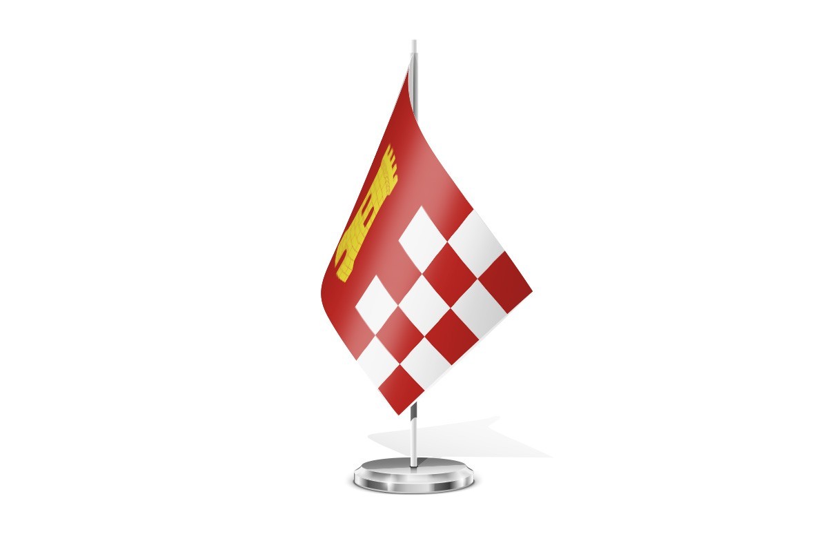 Bandera de mesa de Velayos