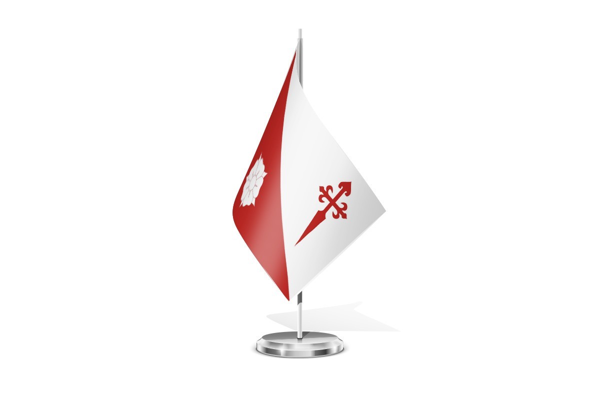 Bandera de mesa de Villaflor