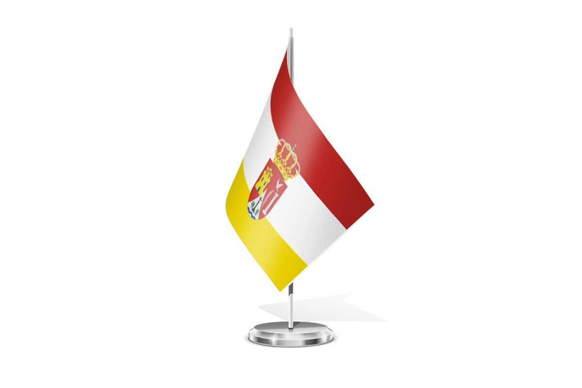 Bandera de mesa de Adrada de Haza