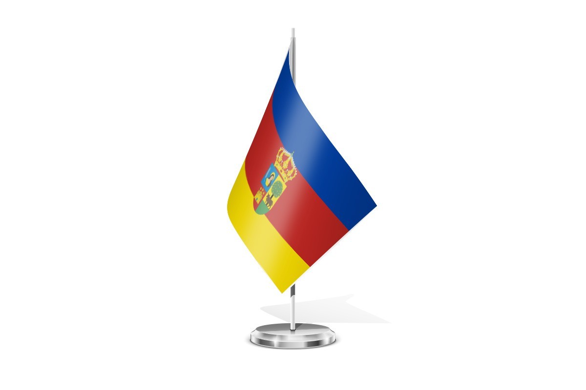 Bandera de mesa de Alfoz de Santa Gadea