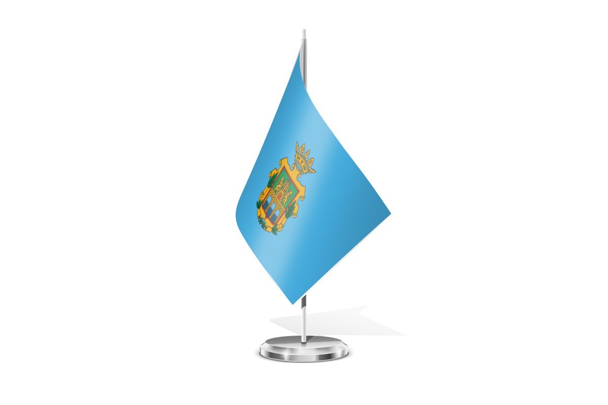 Bandera de mesa de Aranda de Duero