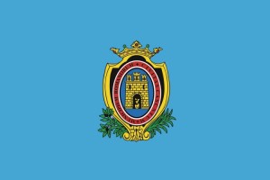 Bandera de Cascante de alta calidad para exterior 123