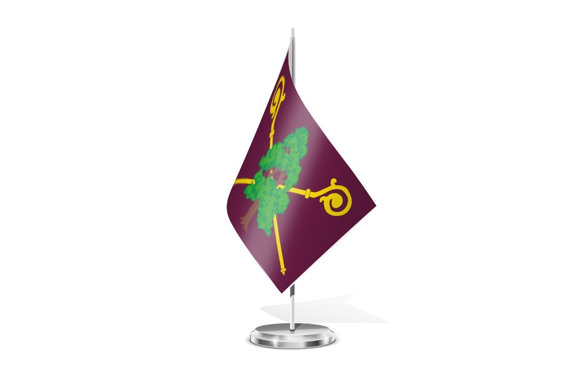 Bandera de mesa de Brazacorta