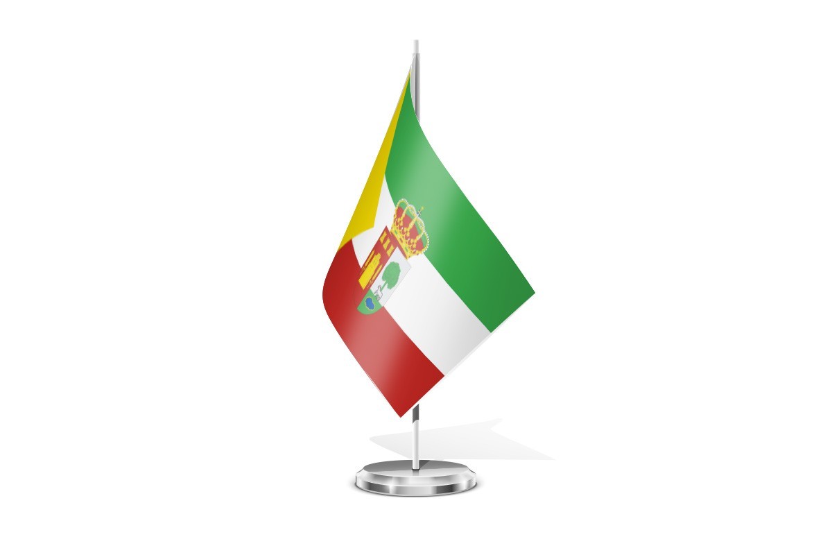 Bandera de mesa de Busto de Bureba
