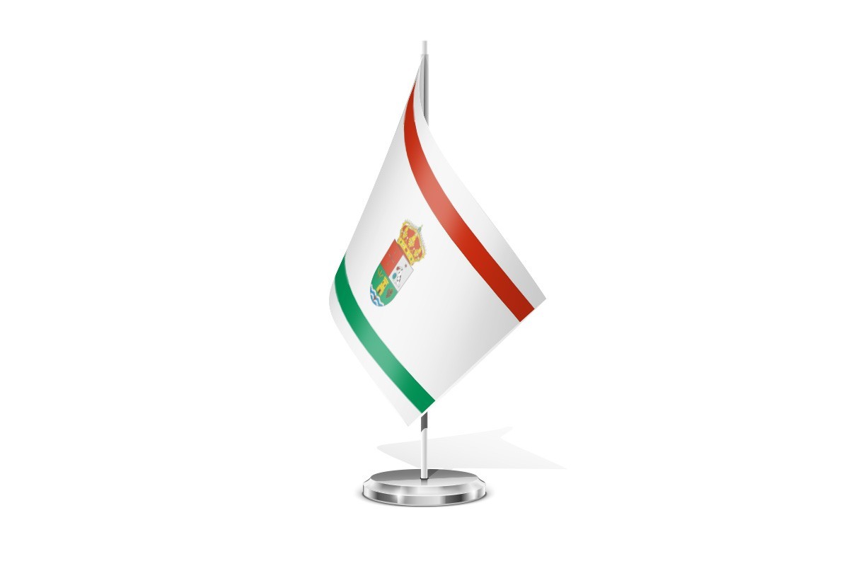 Bandera de mesa de Caleruega